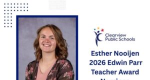 Clearview Names Esther Nooijen as 2026 Edwin Parr Teacher Award Nominee
