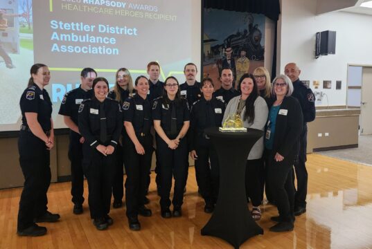 Stettler District Ambulance Association Celebrates 2026 RHPAP Rhapsody Award