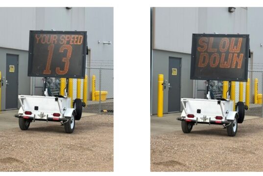 Stettler County Council Purchases Second Digital Speed Sign