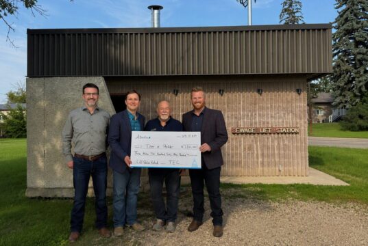 Stettler Awarded $3.26 Million Provincial Grant to Rehabilitate Wastewater Infrastructure