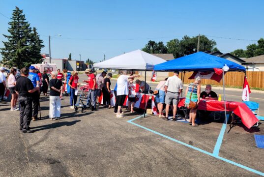 Forever Canadian RV Stops in Stettler For Unity Tour